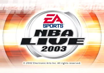 NBA Live 2003 screen shot title